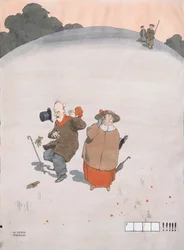 Otro Crucigrama Ilustrado Puzzlette Across, ilustración para la Revista Pearsons, número de Navidad 1925